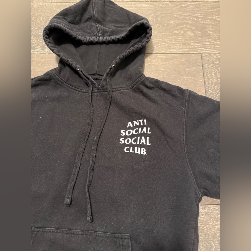 Anti Social Social Club Black Pullover Hoodie